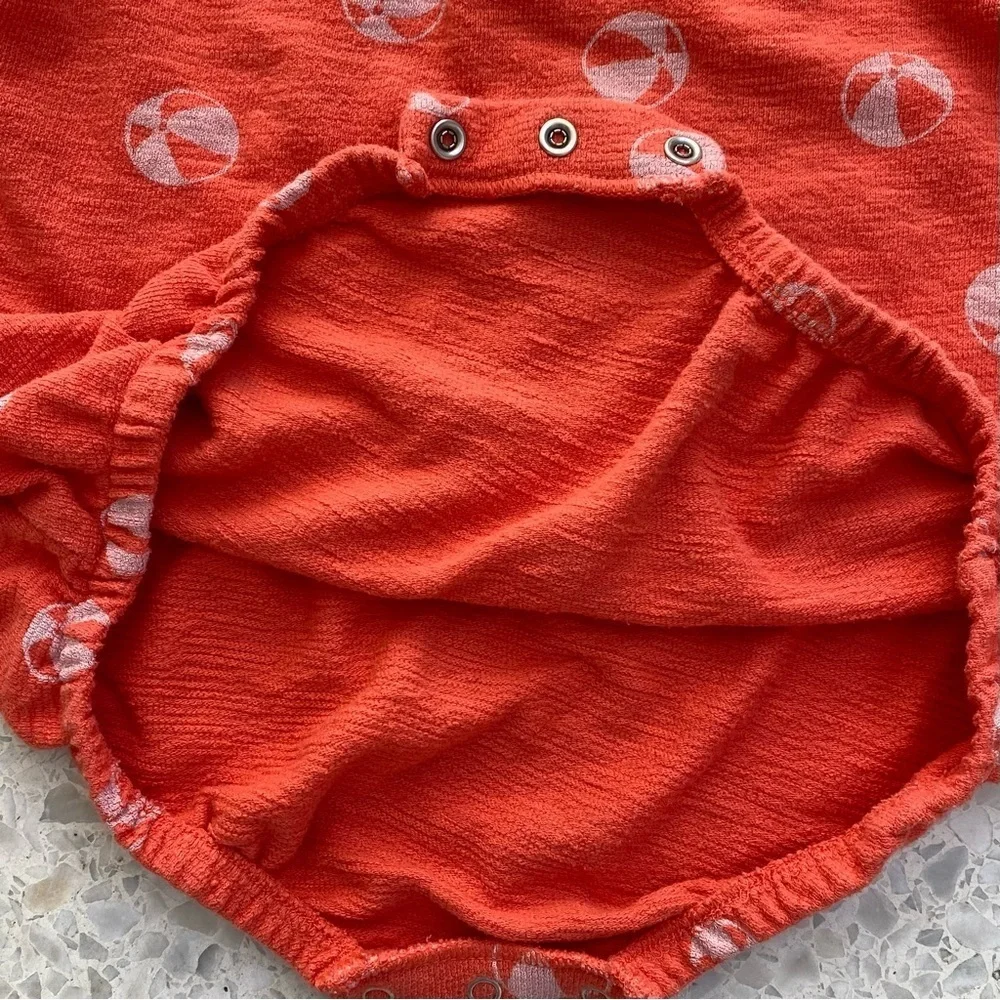 🌟BUNDLE DEAL🌟 Cat & Jack Baby Romper Duo - Navy & Red with Cream, Sz 18-24 mo